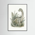 Black Wood Verdant Dino Portrait