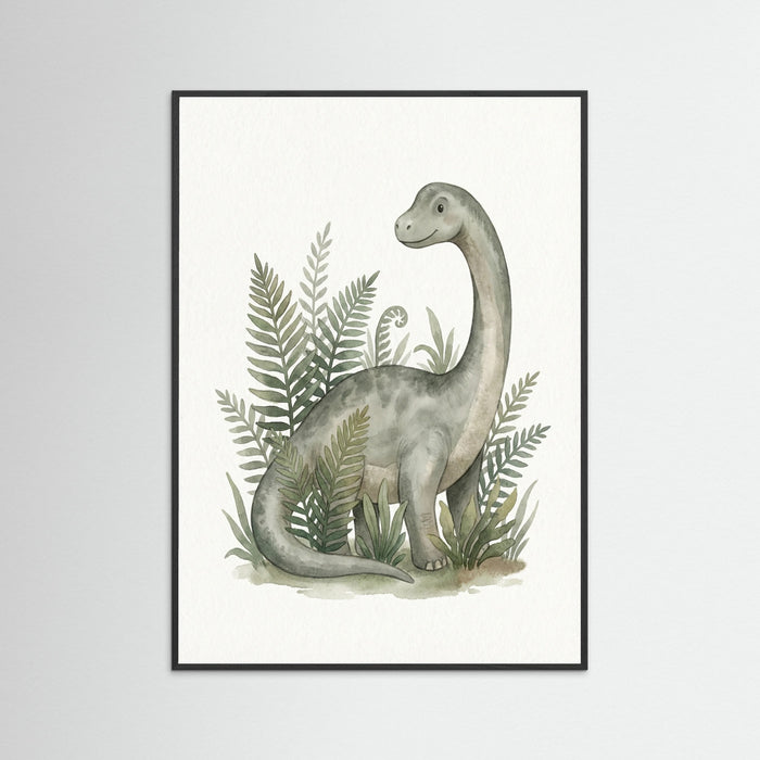 Black Wood Verdant Dino Portrait
