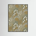 Black Wood Verdant Pattern