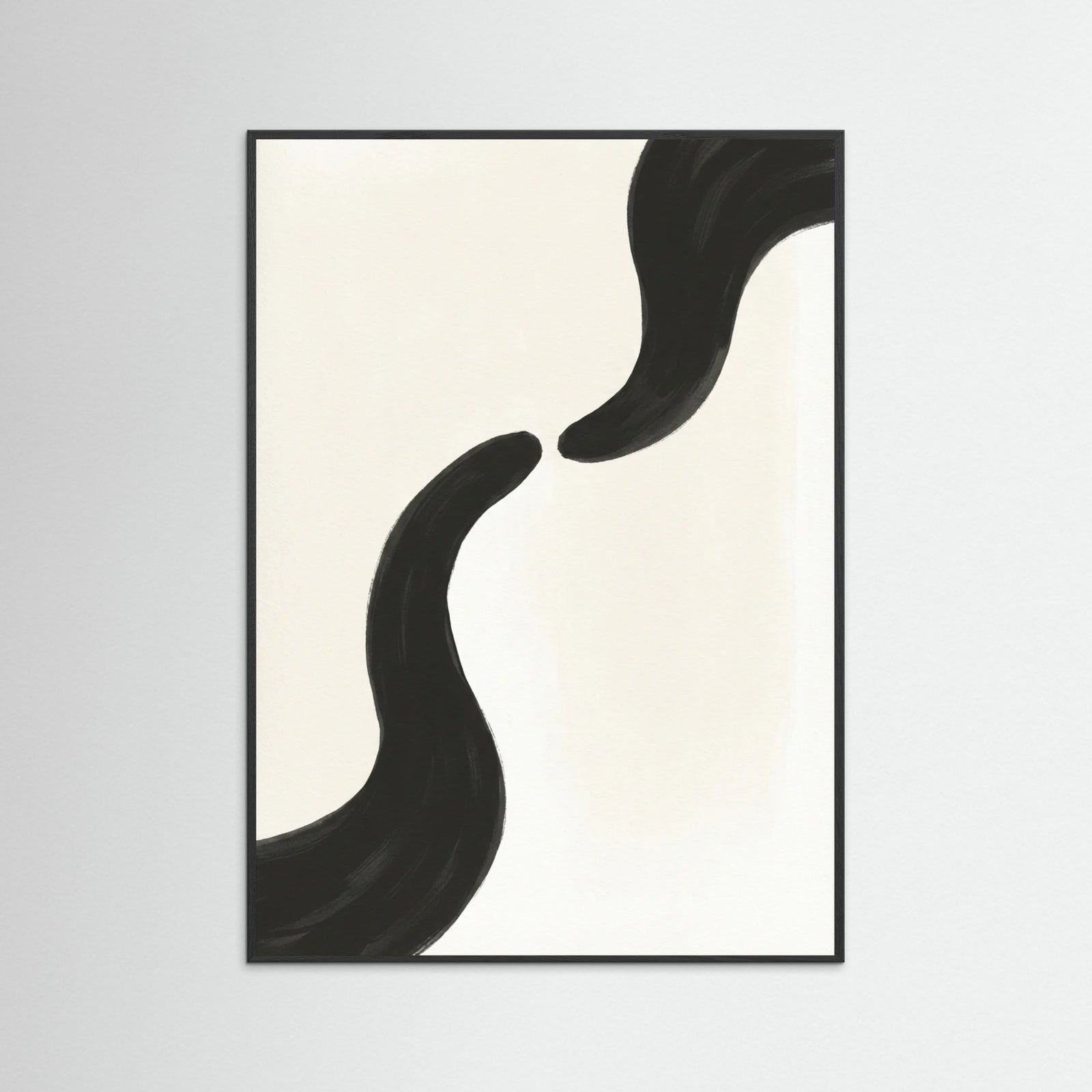 Black Wood Vertical Serenity
