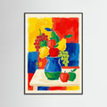 Black Wood Vibrant Abstract Portrait