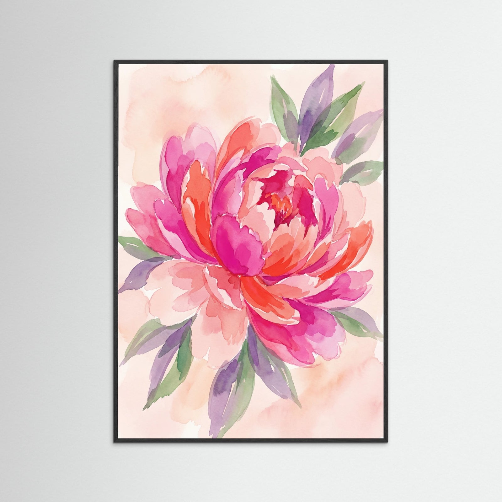 Black Wood Vibrant Blush
