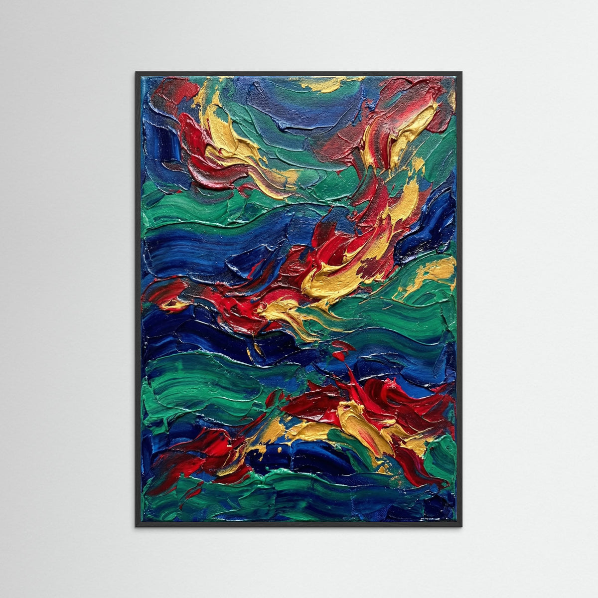 Black Wood Vibrant Expression