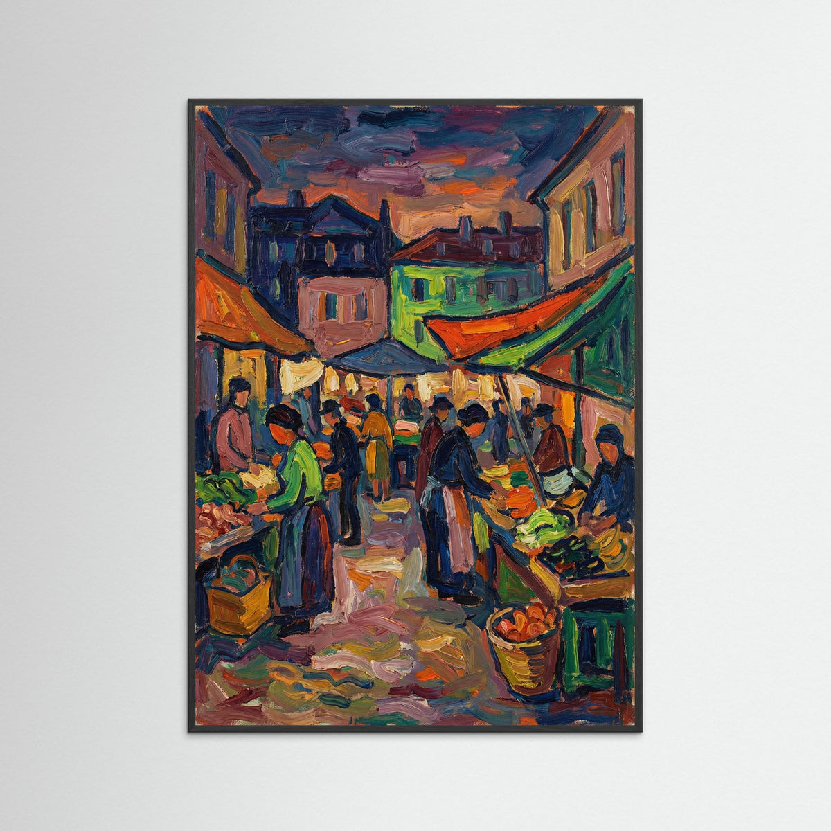 Black Wood Vibrant Japonais Study