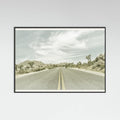 Black Wood Vintage Joshua Trees, Park Boulevard Poster