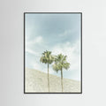 Vintage Palm Trees in the desert Poster – Poster und Kunstdruck