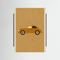 Black Wood Vintage Racecar