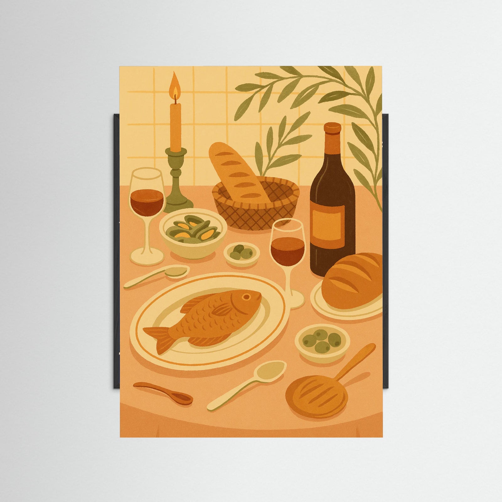 Black Wood Vintage Wine Soiree