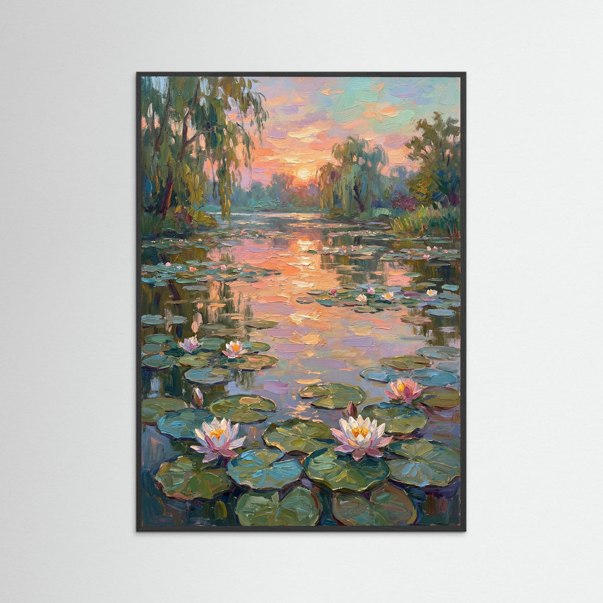 Black Wood Vtheuil River Scene