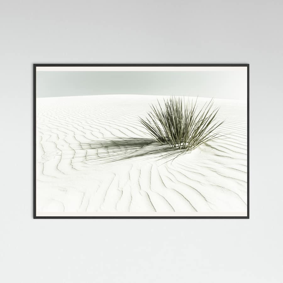 WHITE SANDS Vintage Dune Poster – poster and art print