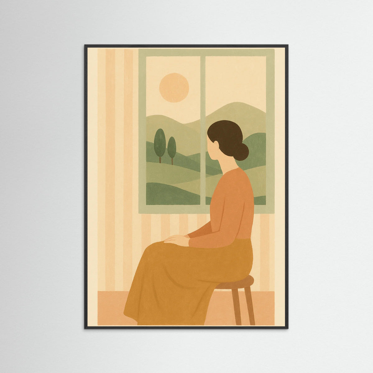 Black Wood Warm Embraces