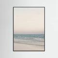 Warm Serene Beach Landscape Clear Sky Poster – plakat og kunsttryk