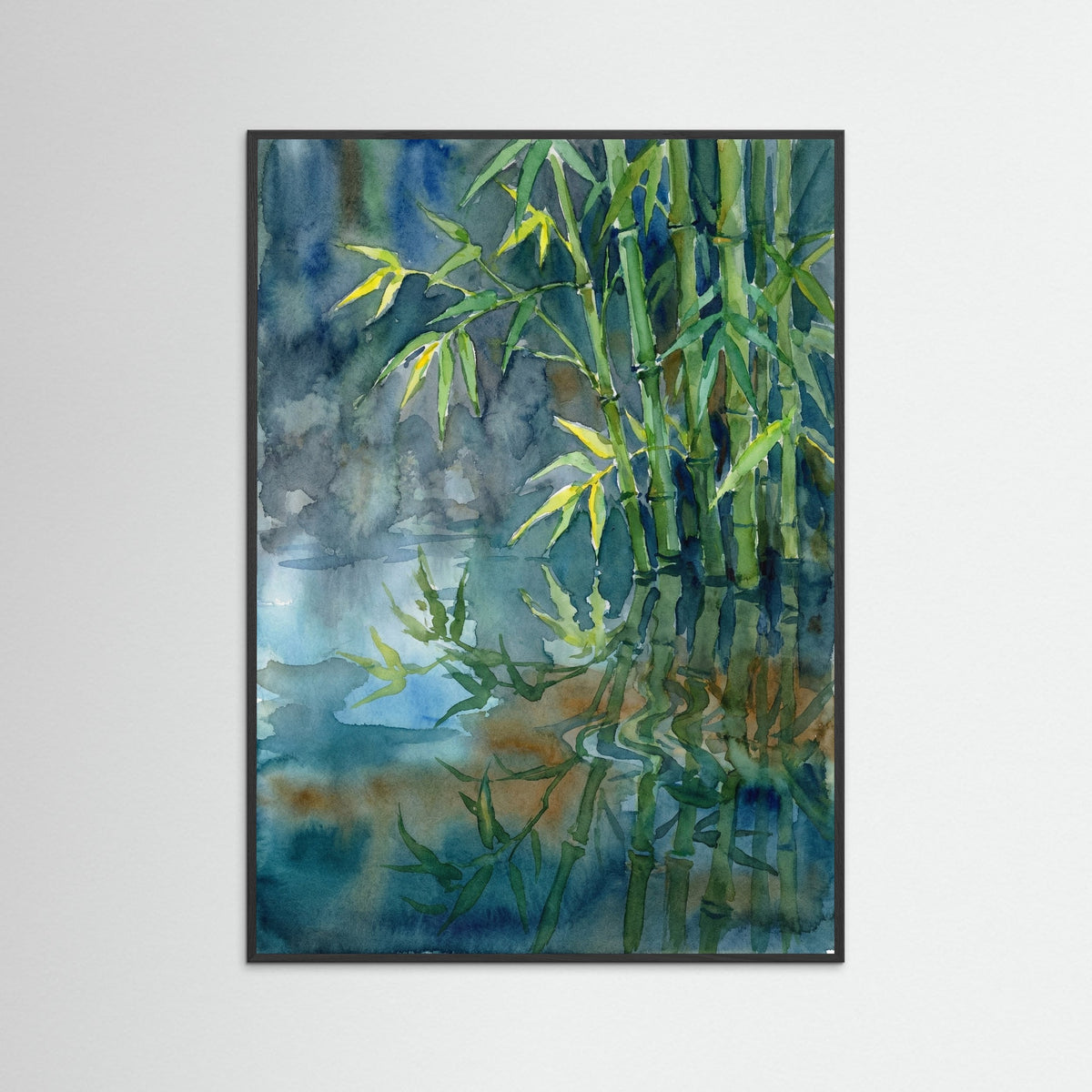 Black Wood Water Lily Pond