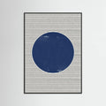 Poster Watercolor Circle and Stripes – poster e stampa artistica