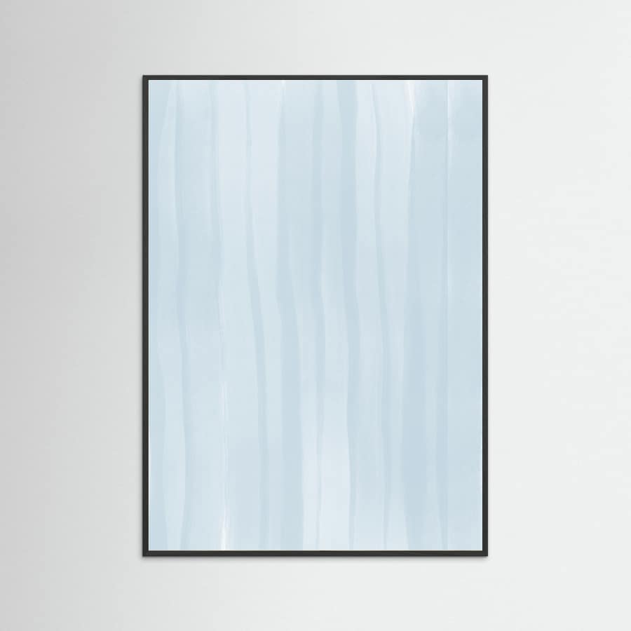 Waves of Blue Poster – Poster und Kunstdruck