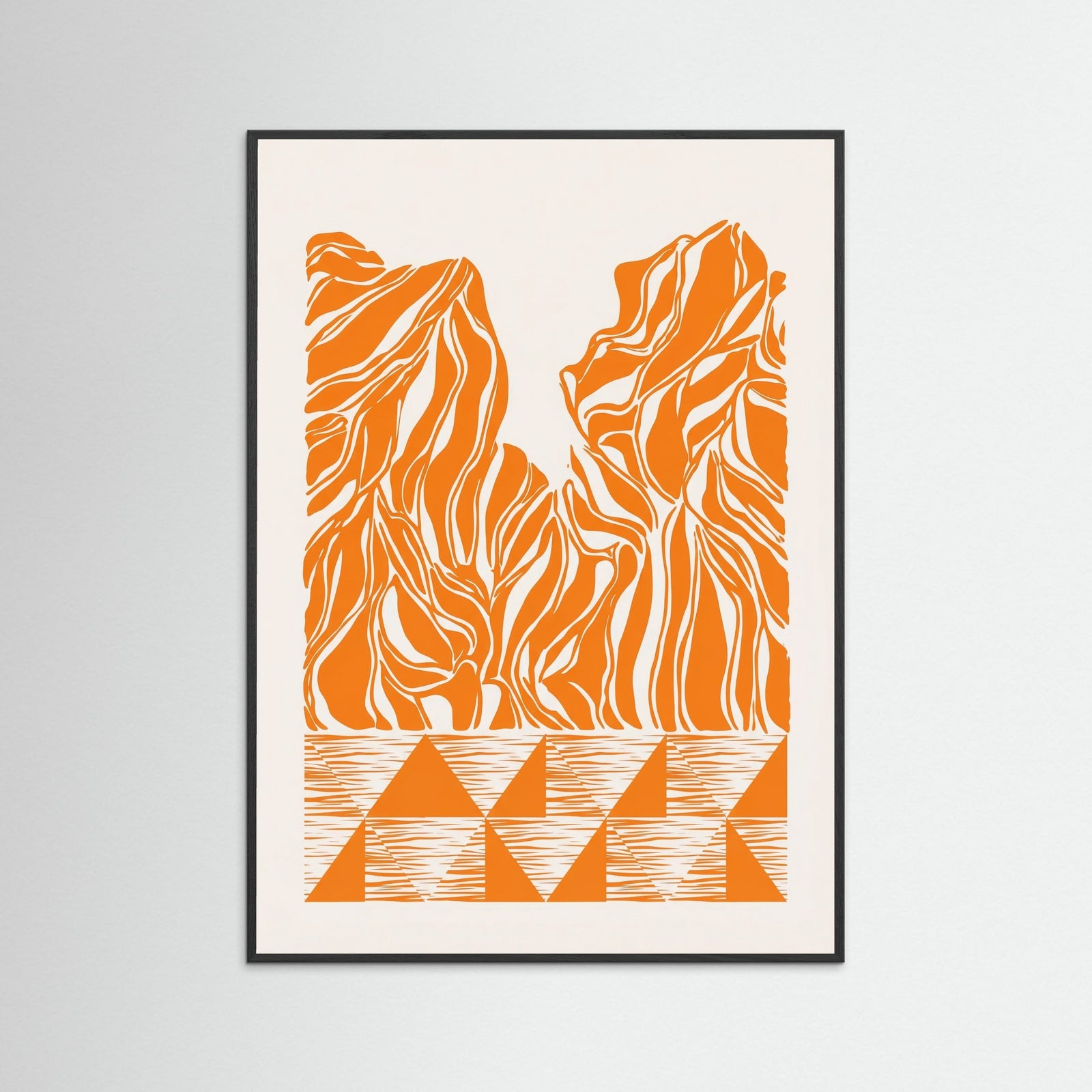 Black Wood Wavy Ascent