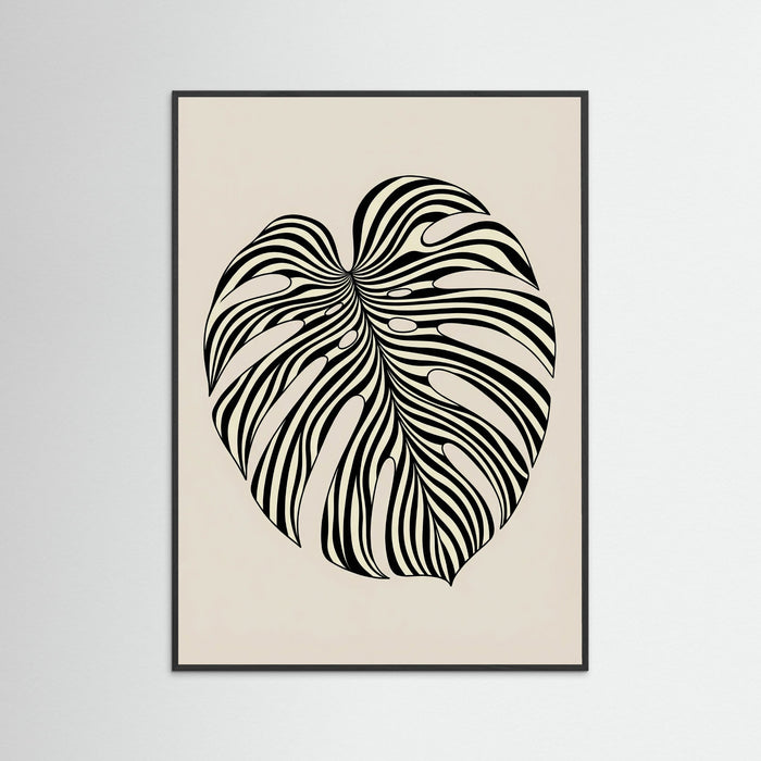 Black Wood Wavy Silhouette