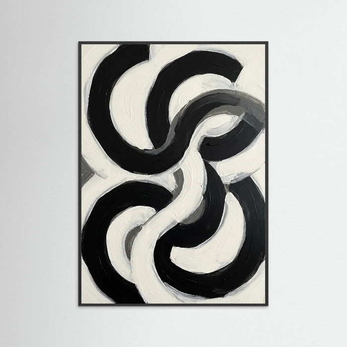 Black Wood Wavy Zebra
