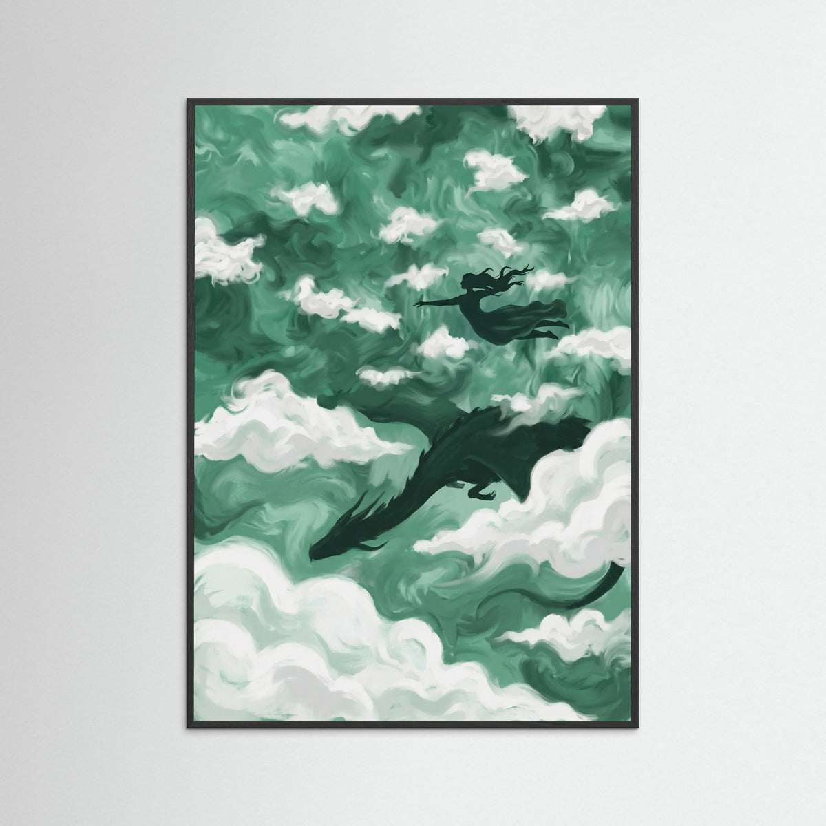 Black Wood Whimsical Ascent