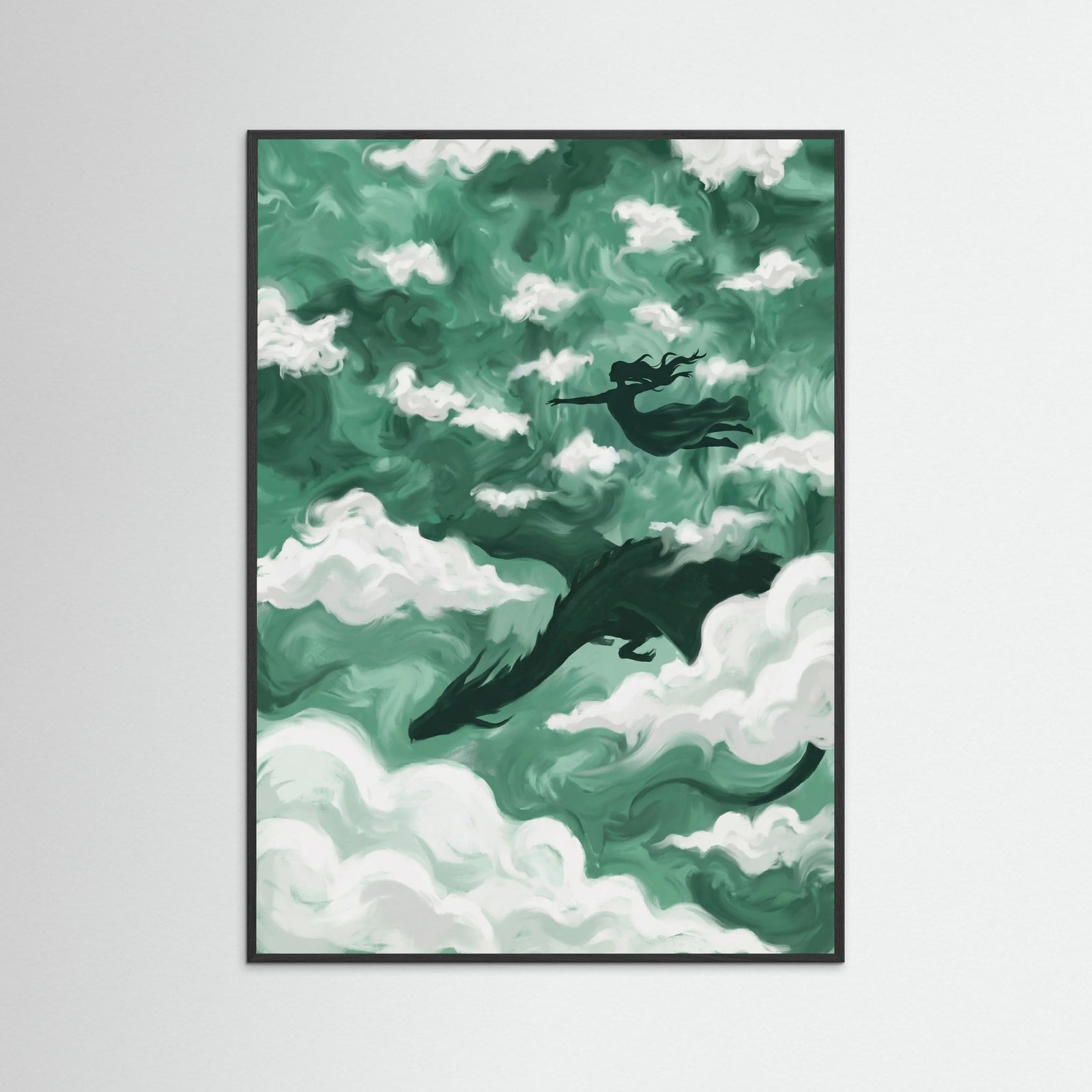 Black Wood Whimsical Ascent