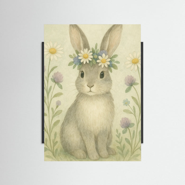Black Wood Whimsical Rabbit