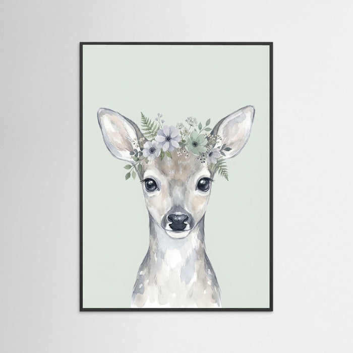 Black Wood Whimsical Woodland Raccoon