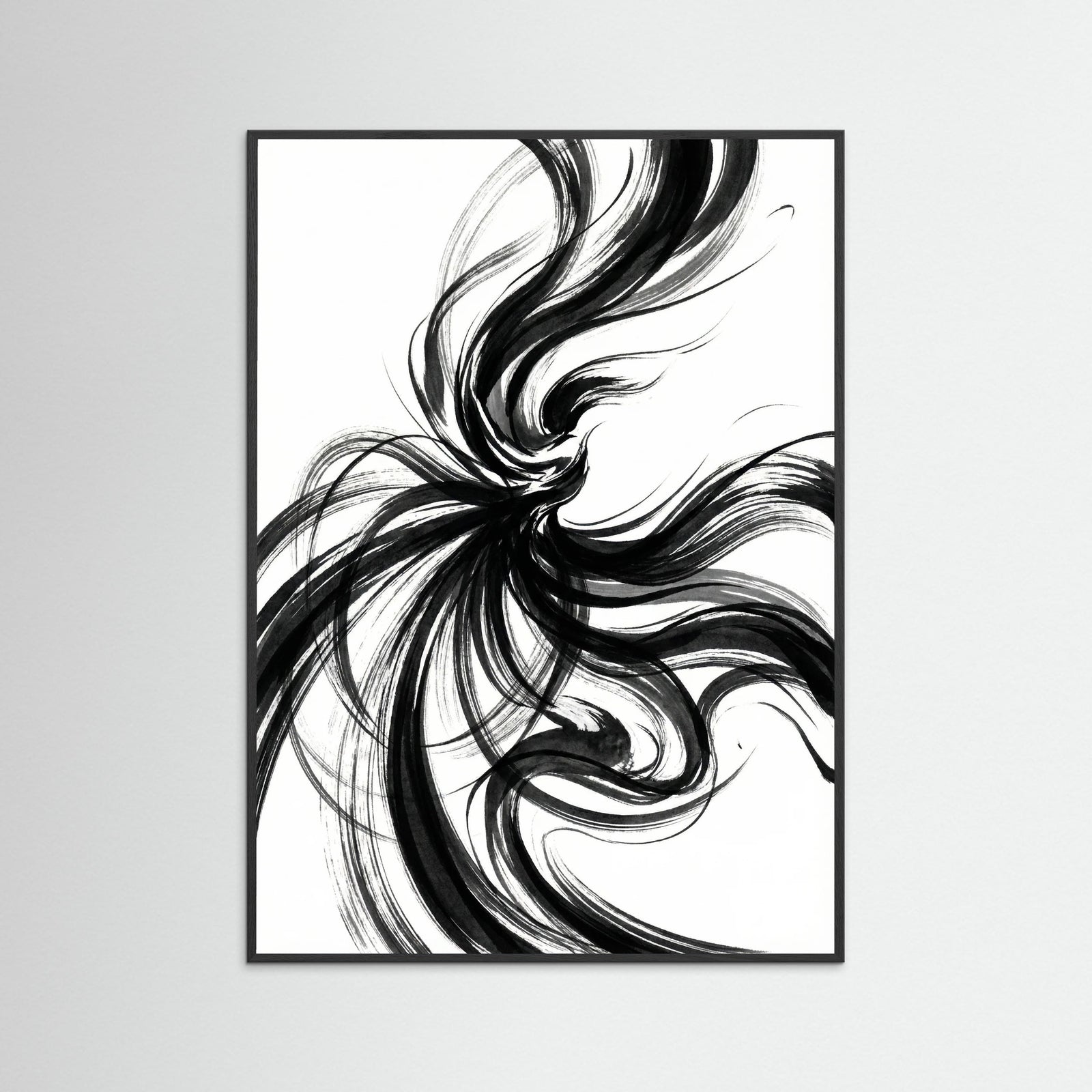 Black Wood Whirling Grace