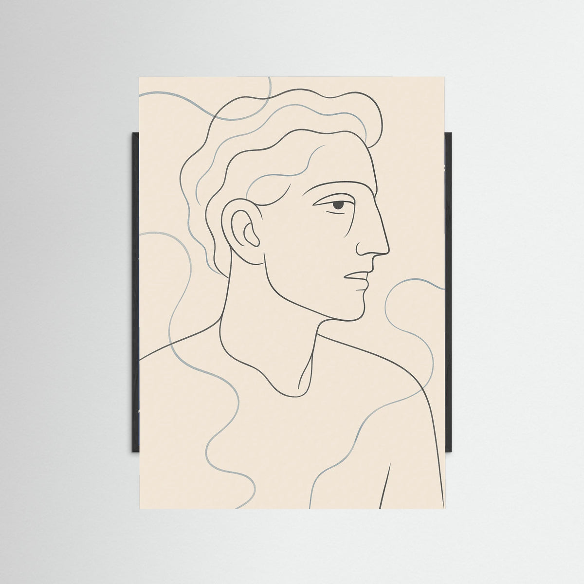 Black Wood Whispering Lines