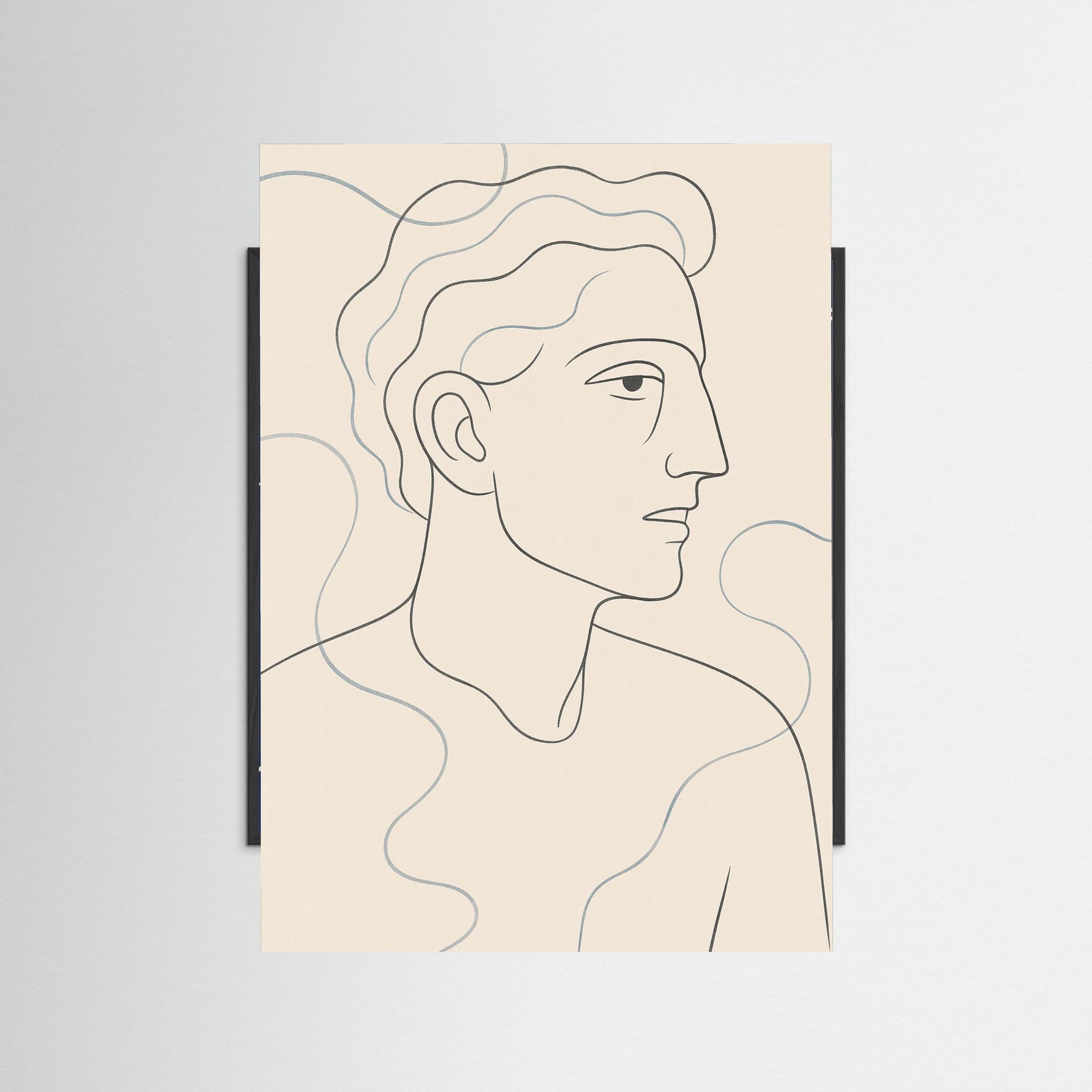 Black Wood Whispering Lines