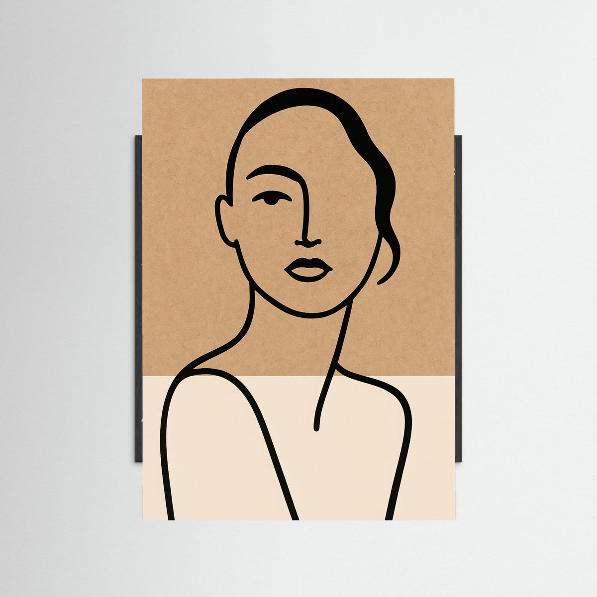 Black Wood Whispering Portrait