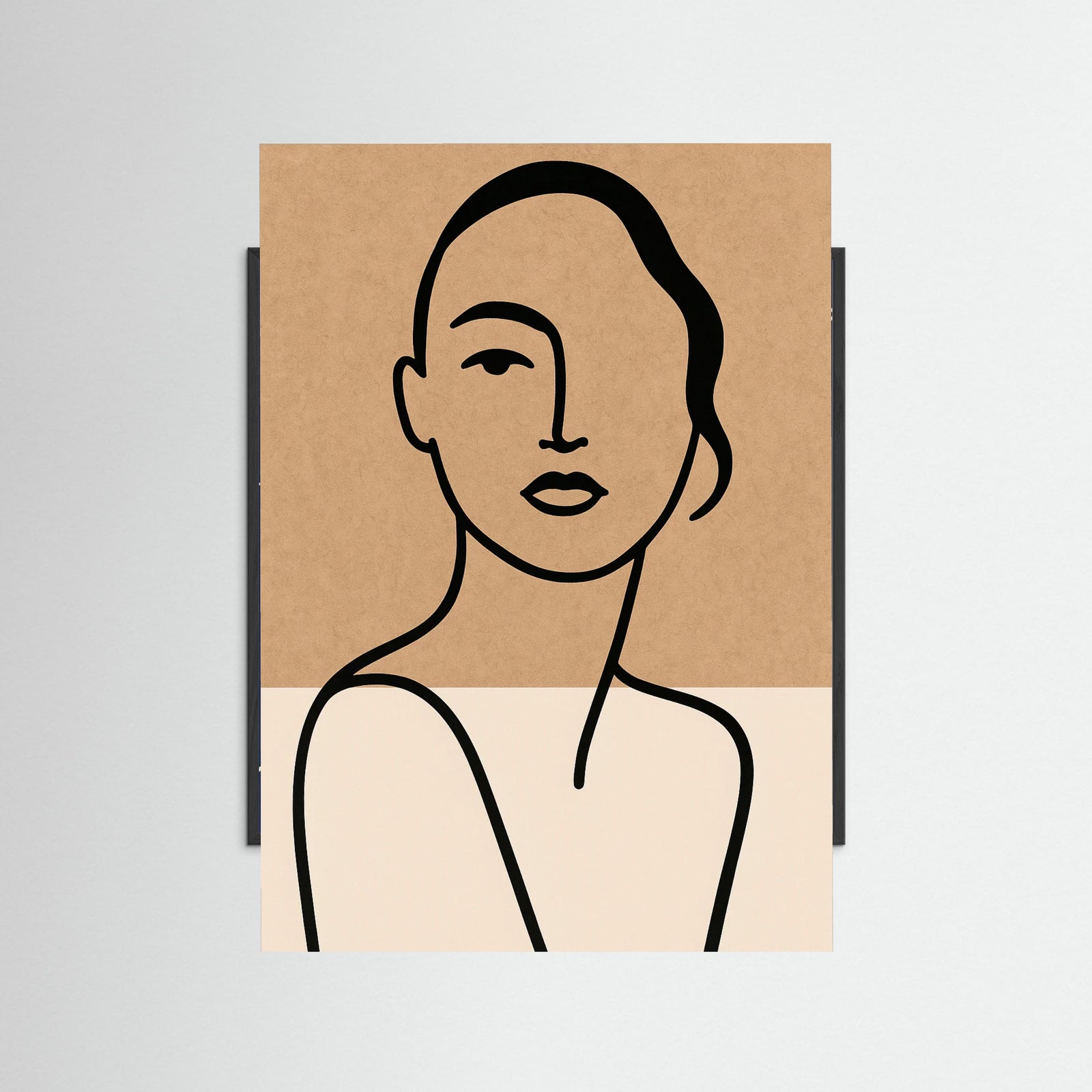 Black Wood Whispering Portrait