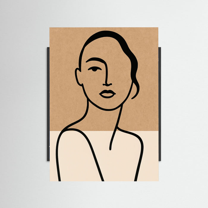 Black Wood Whispering Portrait