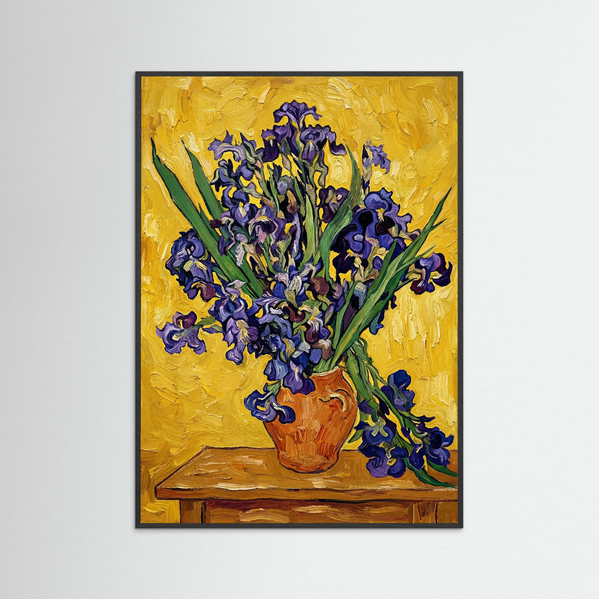 Black Wood White Rose Bouquet