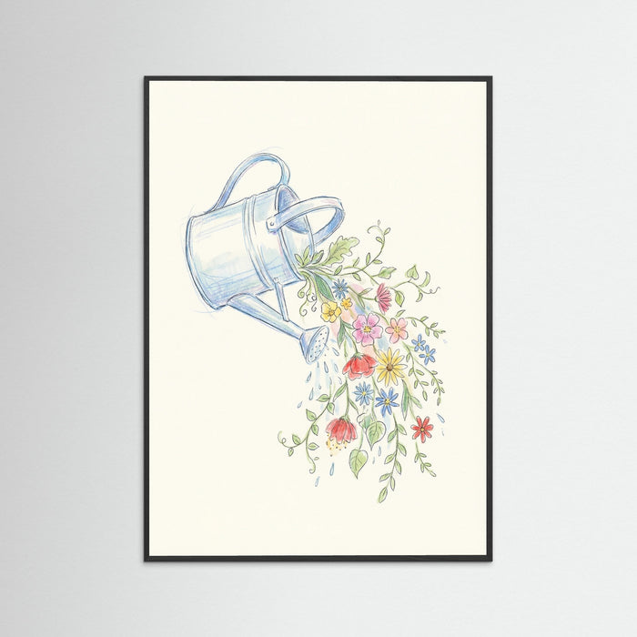 Black Wood Wildflower Amphora