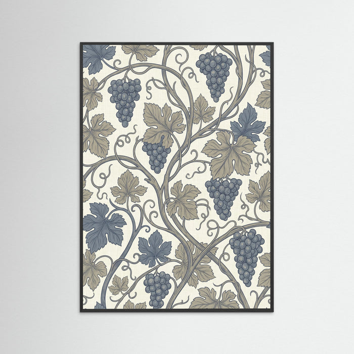 Black Wood Willow Boughs Pattern
