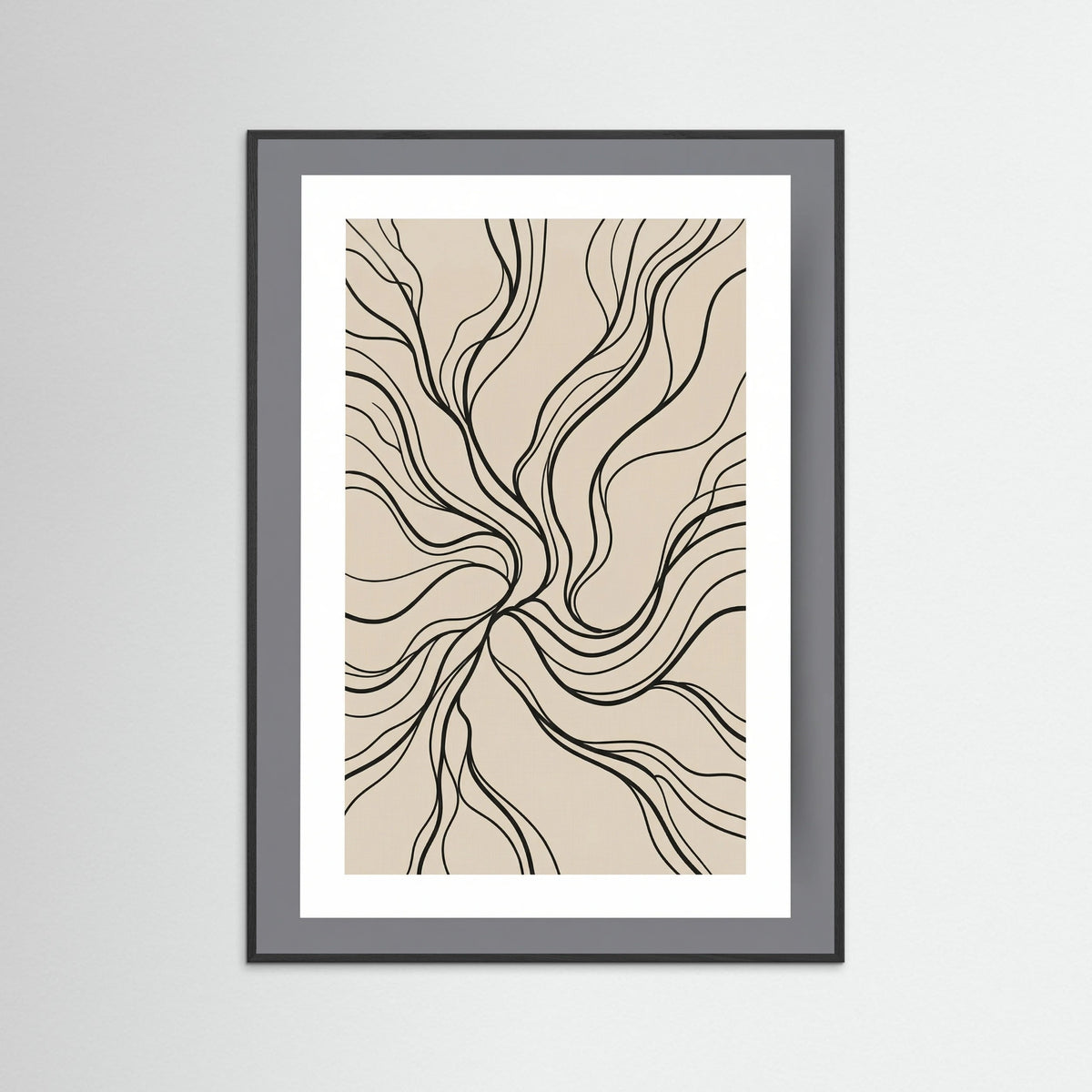 Black Wood Winding Paths
