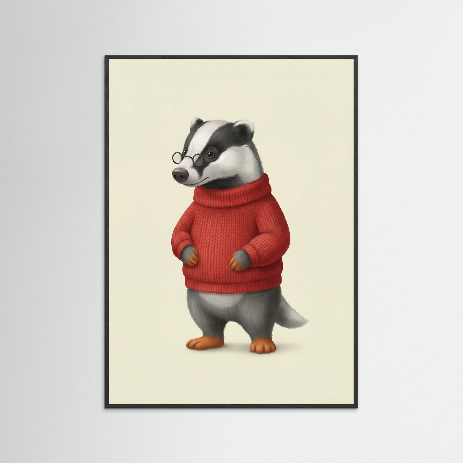 Black Wood Windswept Goose