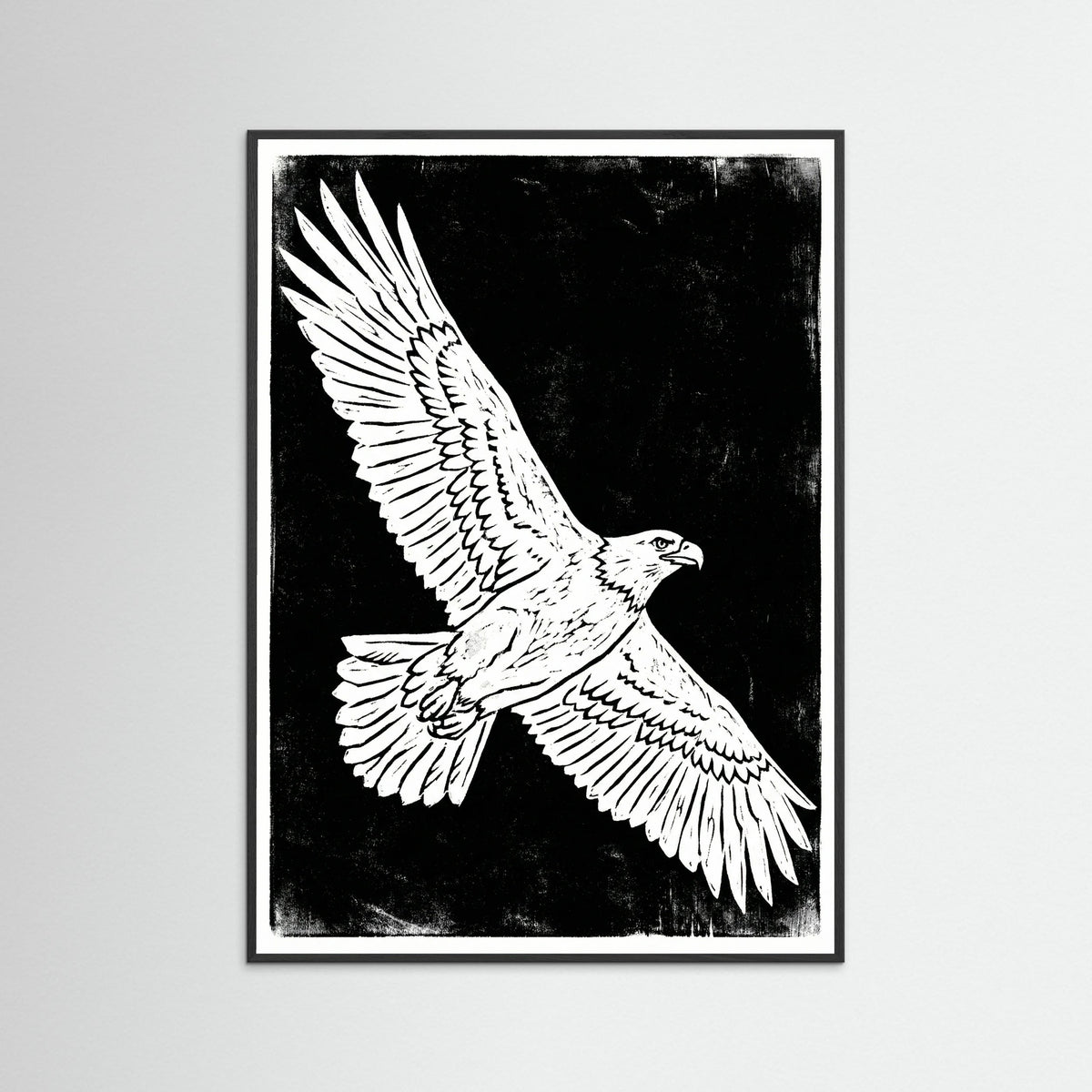 Black Wood Winged Ascent