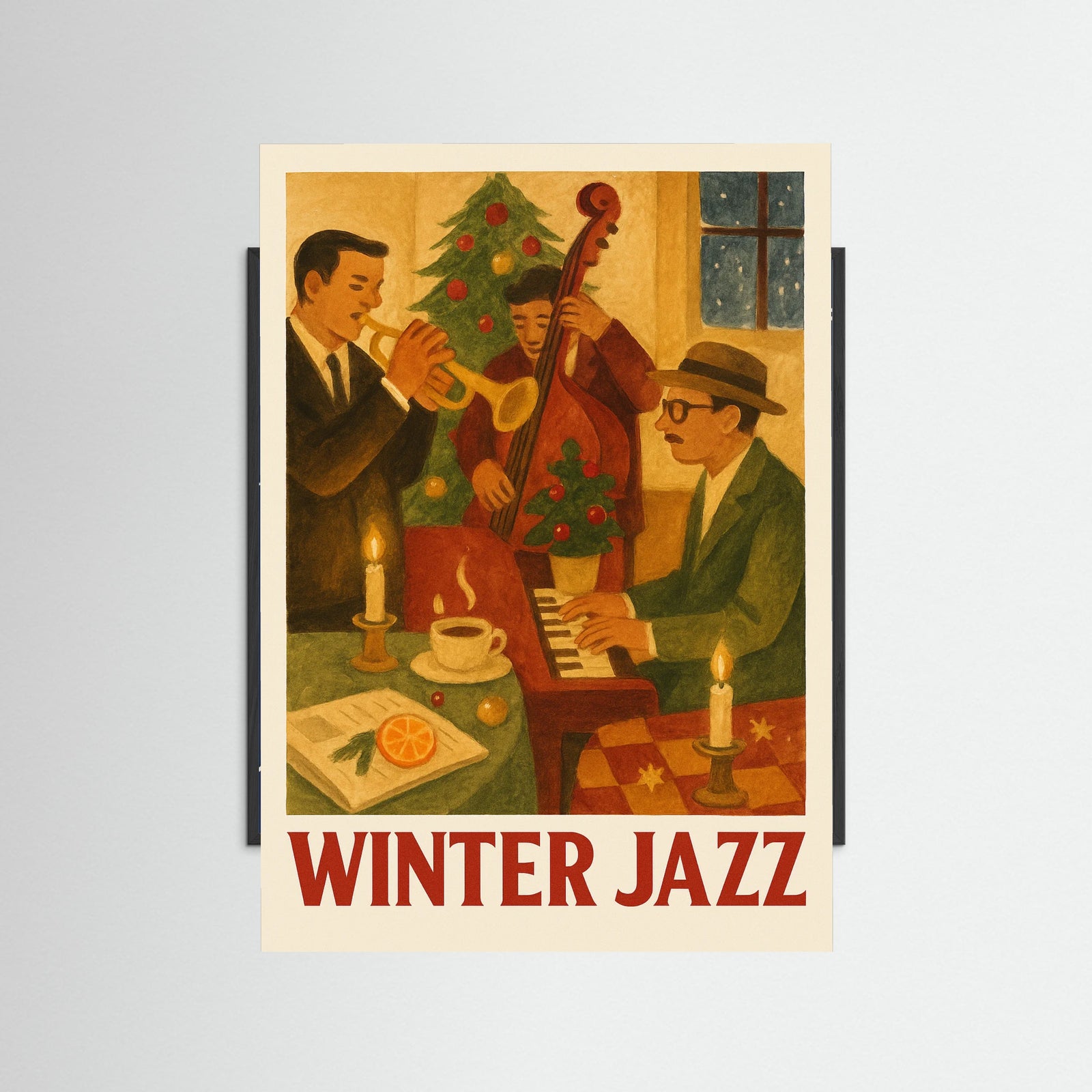 Black Wood Winter Jazz