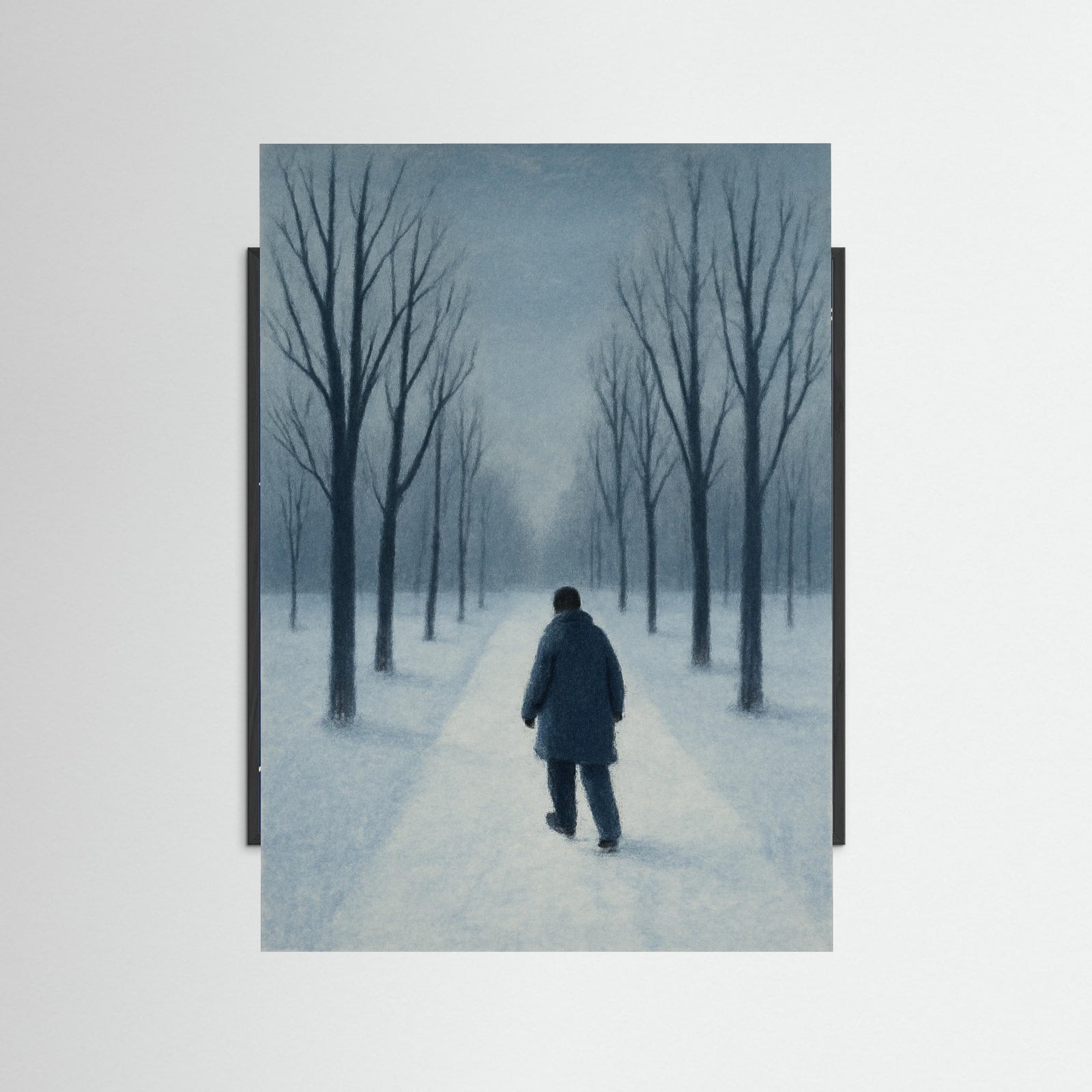 Black Wood Winter Solitude