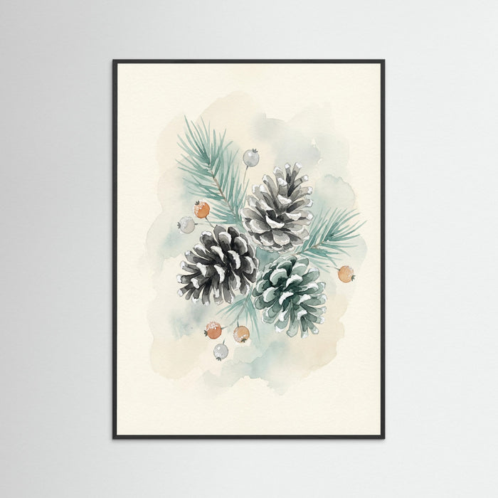 Black Wood Winter Songbird