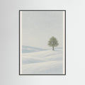 Black Wood Winter Stillness