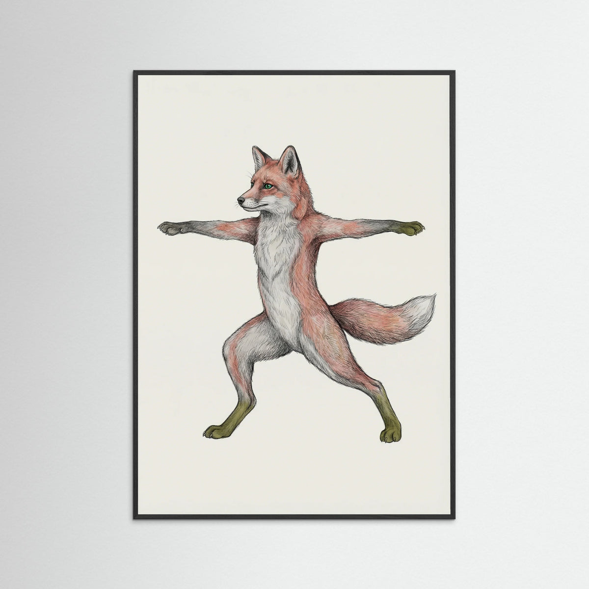 Black Wood Wise Owl Yoga