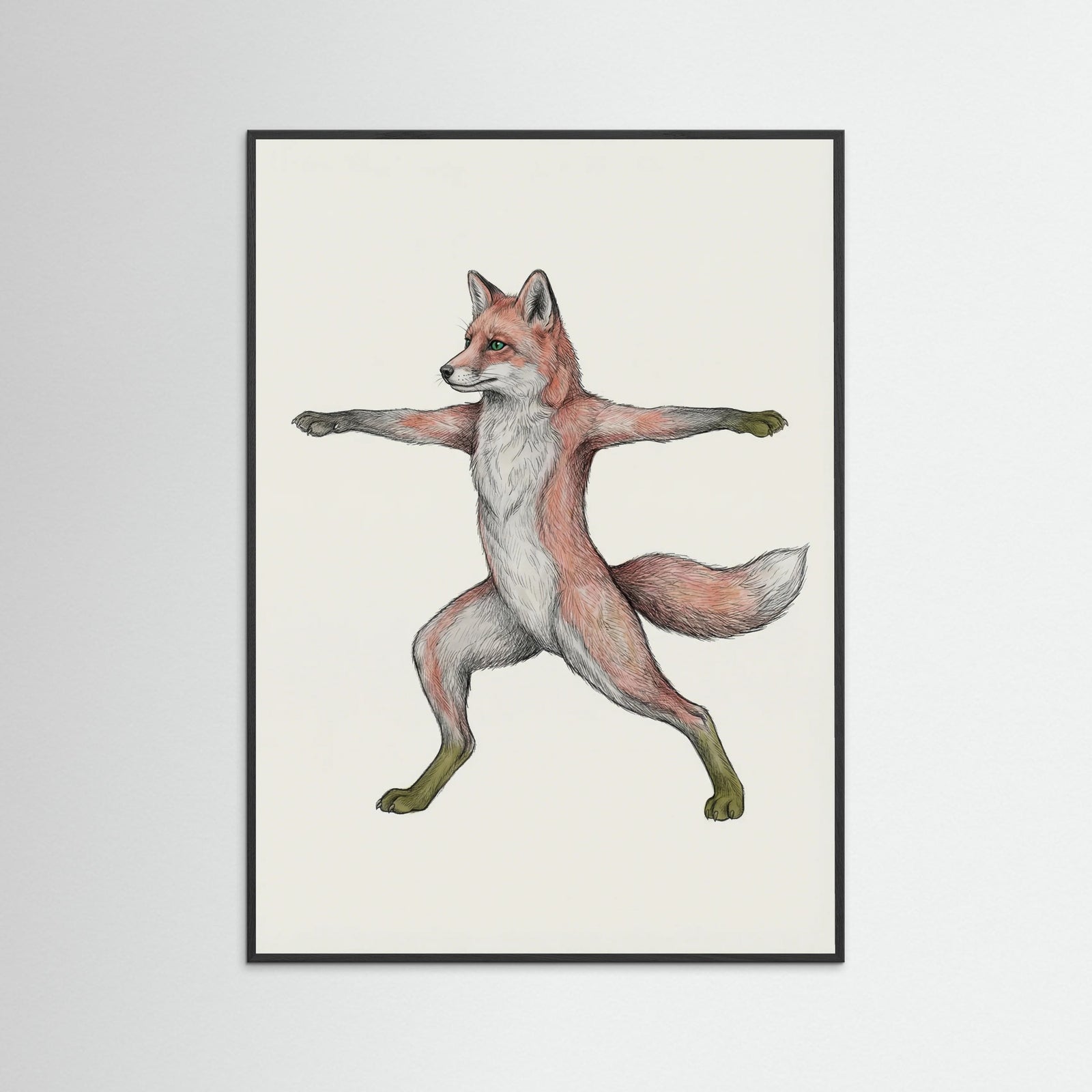 Black Wood Wise Owl Yoga