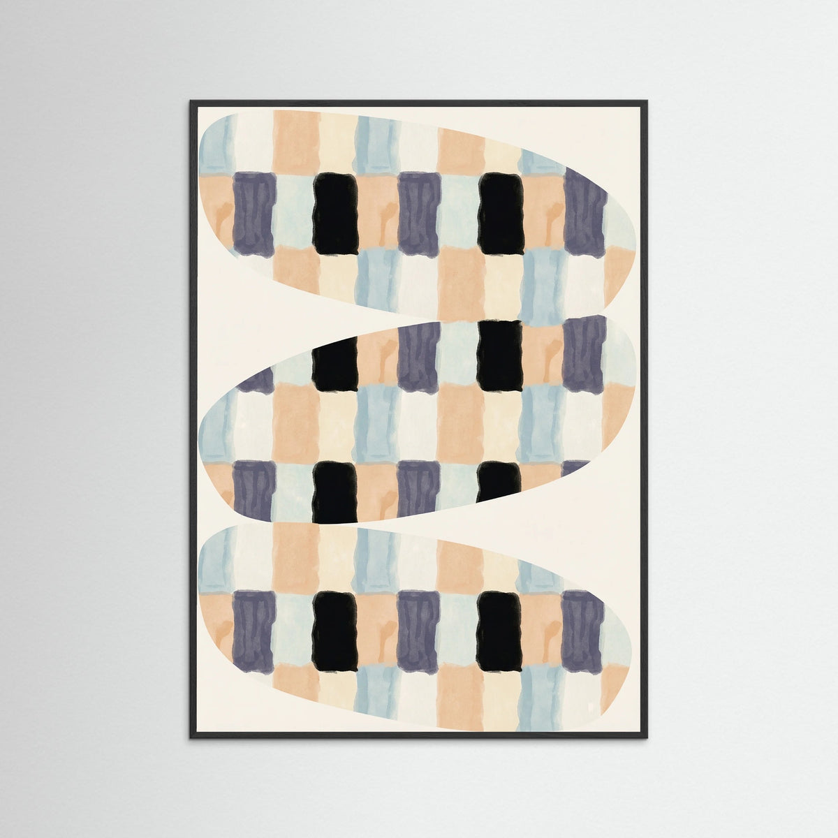 Black Wood Woven Flow