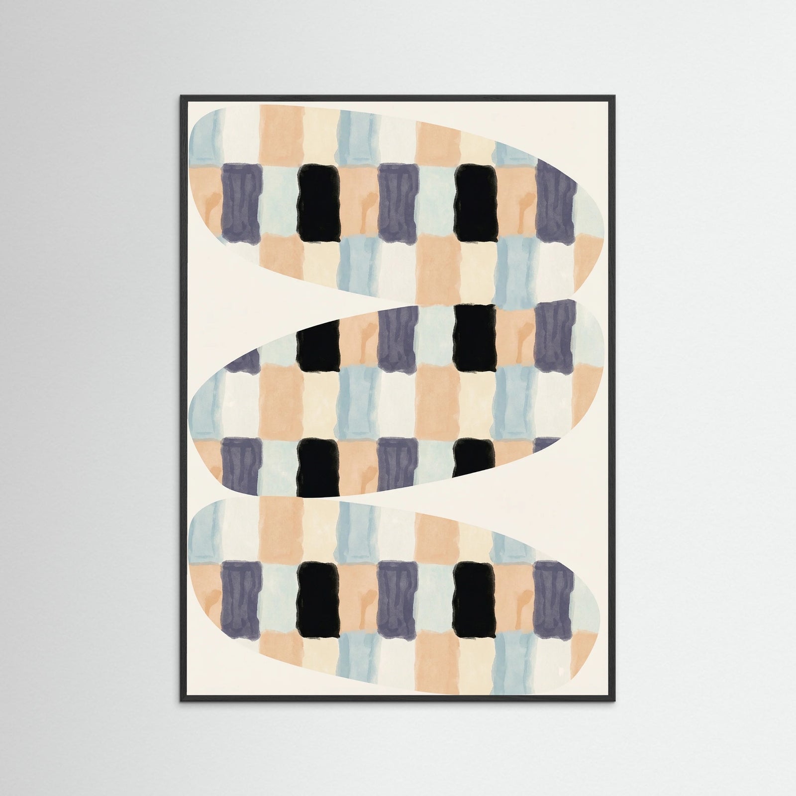 Black Wood Woven Flow