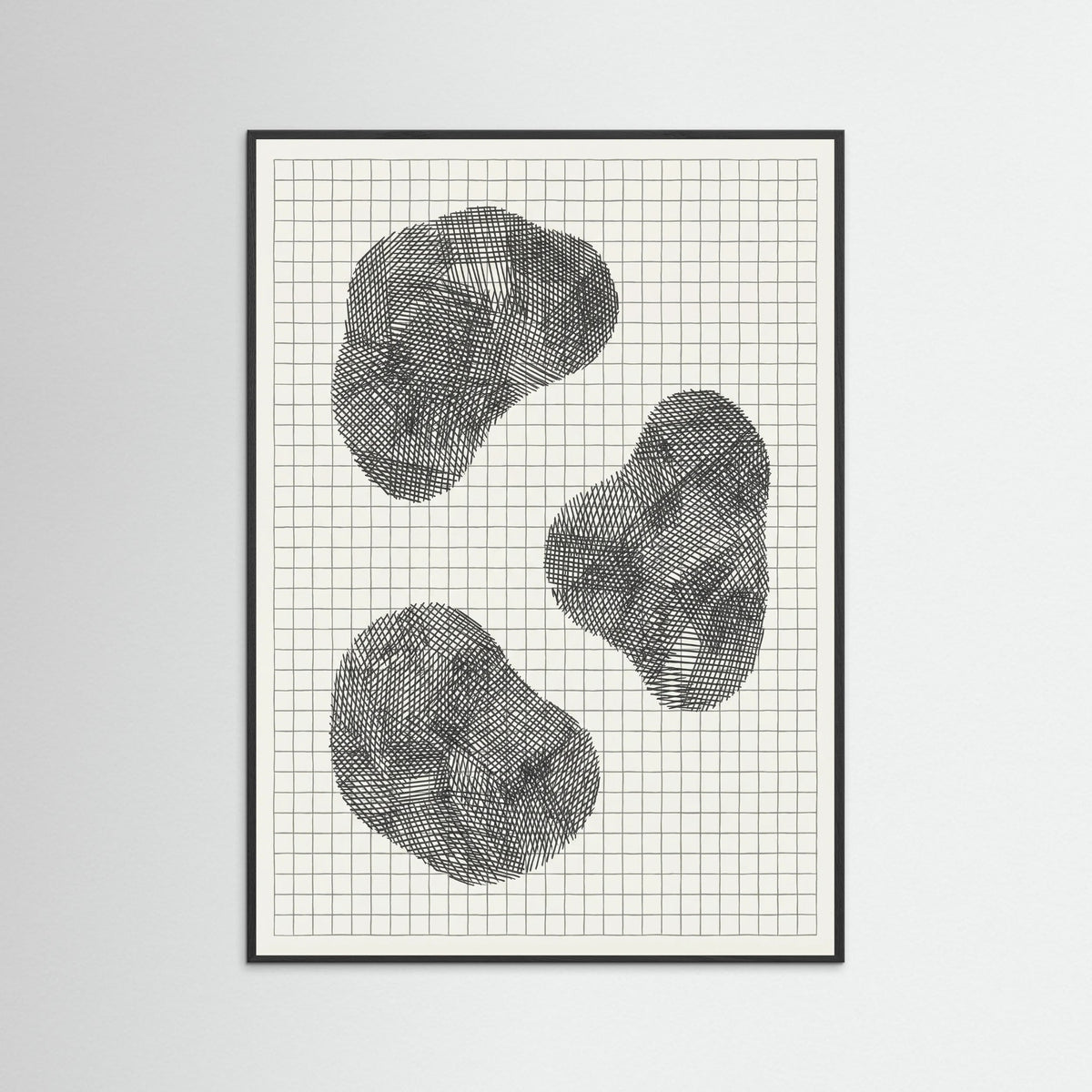 Black Wood Woven Form