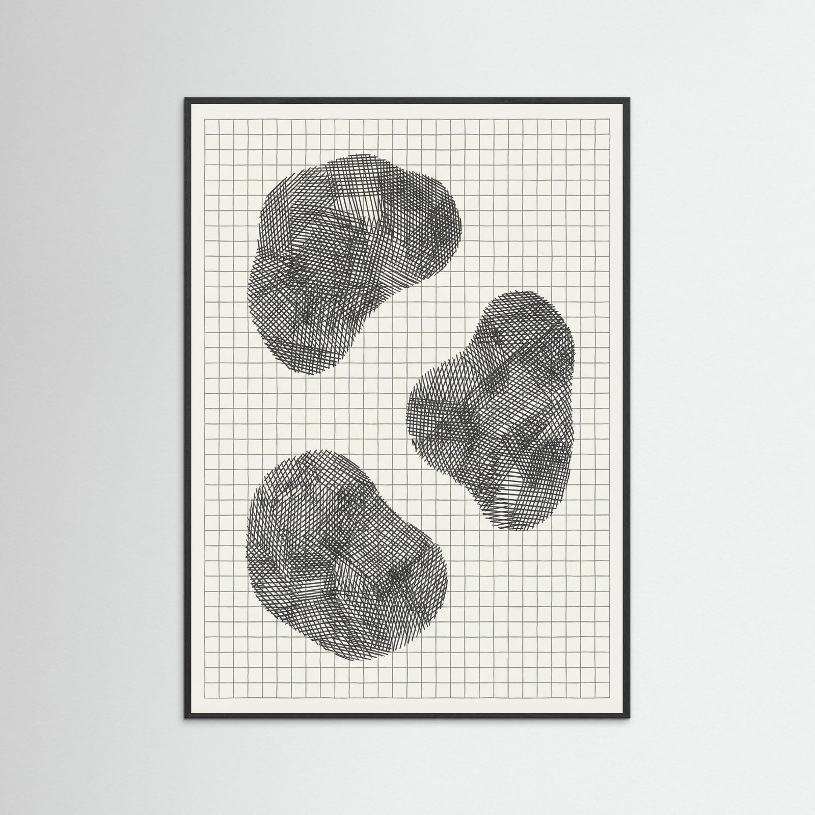 Black Wood Woven Form
