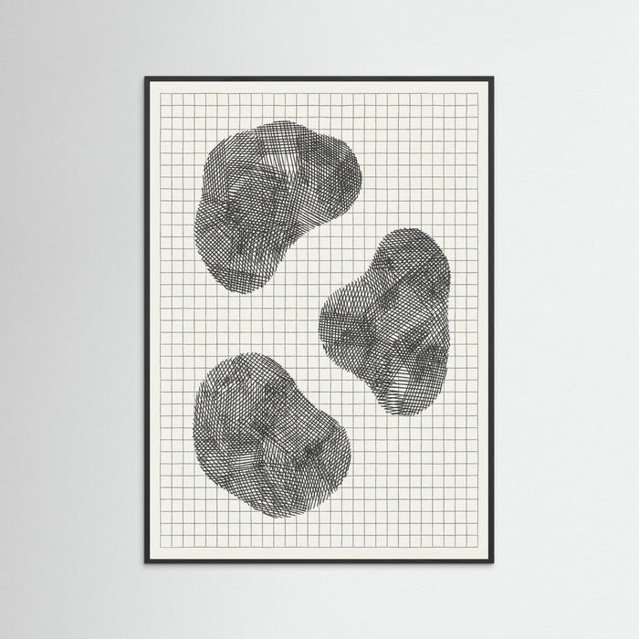 Black Wood Woven Form