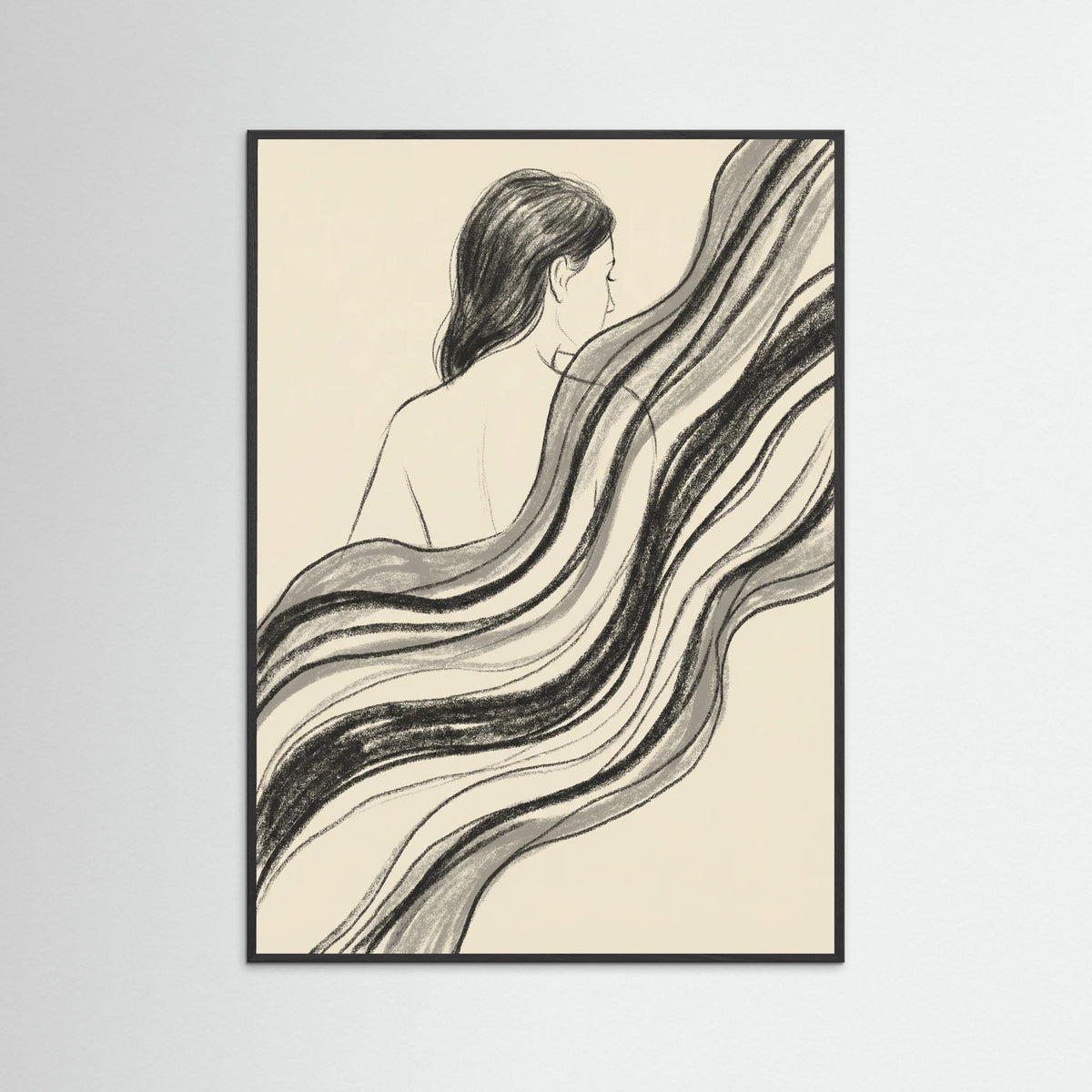 Black Wood Woven Grace